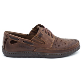 Polbut Herrskor, öppnade loafers J69 / 2L brun