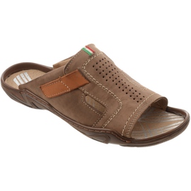 Tofflor för män 307 brun