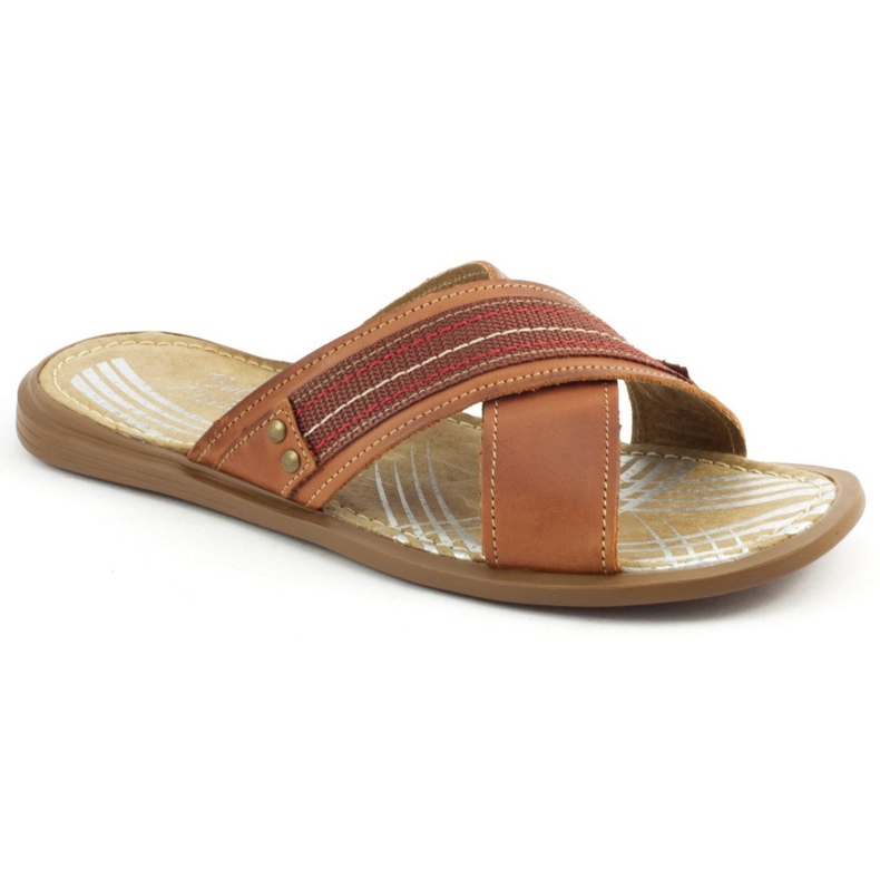 Tofflor för män 330 brun