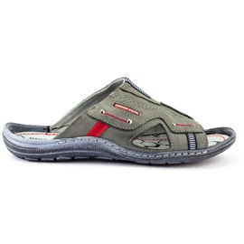 334GT grå tofflor för män