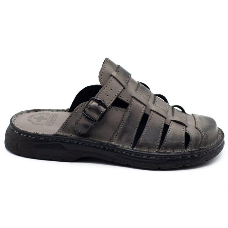 ŁUKPOL Tofflor för män 860 grå