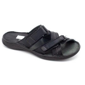 Polbut Svarta SA06 tofflor för män