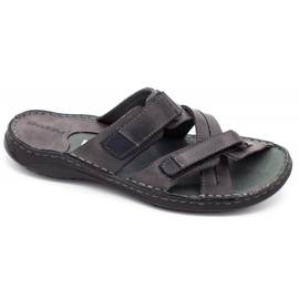 Polbut Grå SA06 tofflor för män