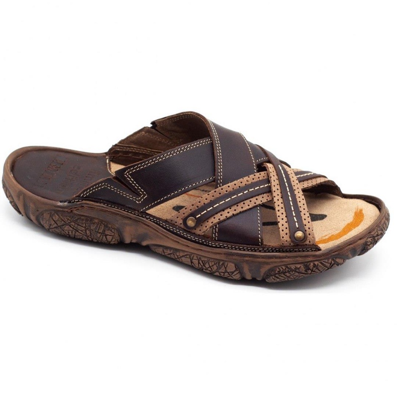 Lemar Tofflor för män 1654 brun