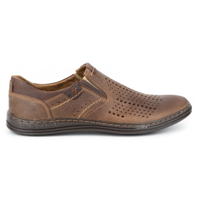 Polbut Herr Brogues 401 sommarbrun
