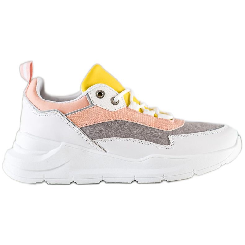 SHELOVET Snygga snörade sneakers mångfärgad