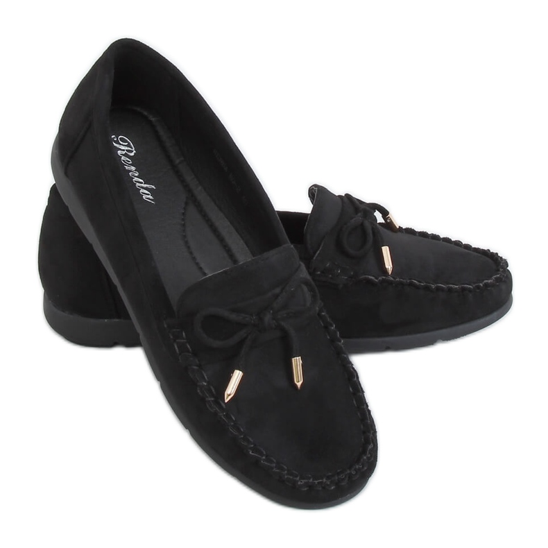 Svarta damloafers RQ-2 Svart
