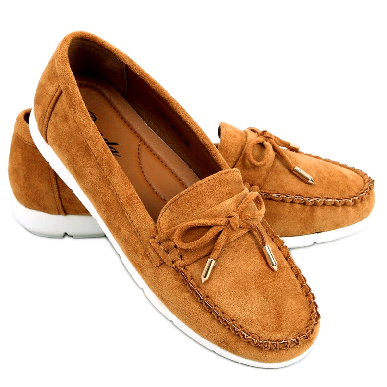 BM Camel RQ-2 Camel loafers för kvinnor brun