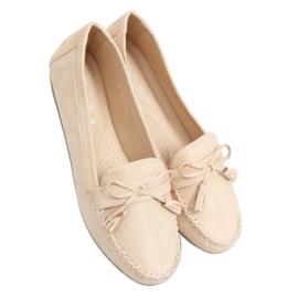 Beige loafers för kvinnor XR-1R2 Beige