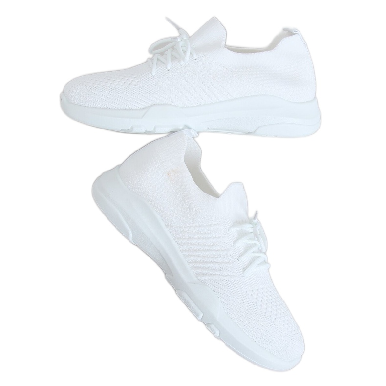 Vita sportstrumpor C9239 Bianco
