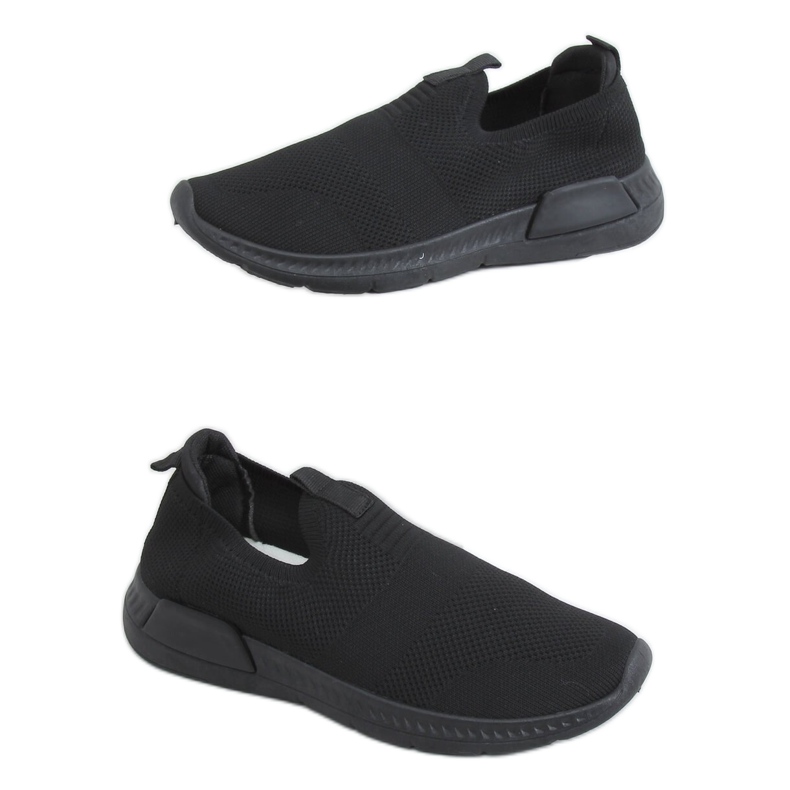 Svarta strumpor sportskor C9273 Negro