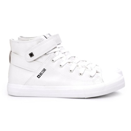 Mäns högsta sneakers Big Star White Y174024 vit