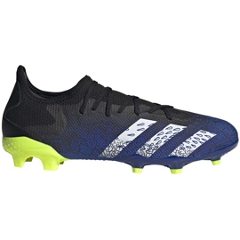 Fotbollsskor adidas Predator Freak.3 L Fg marinblå-svart-grön FY0615