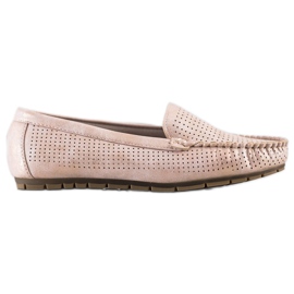 Kylie Vardagliga öppet loafers rosa