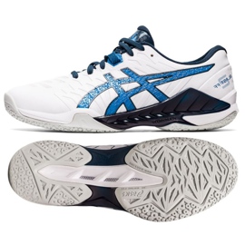 Handbollsskor Asics Blast Ff 2 M 1071A044-101 mångfärgad vit
