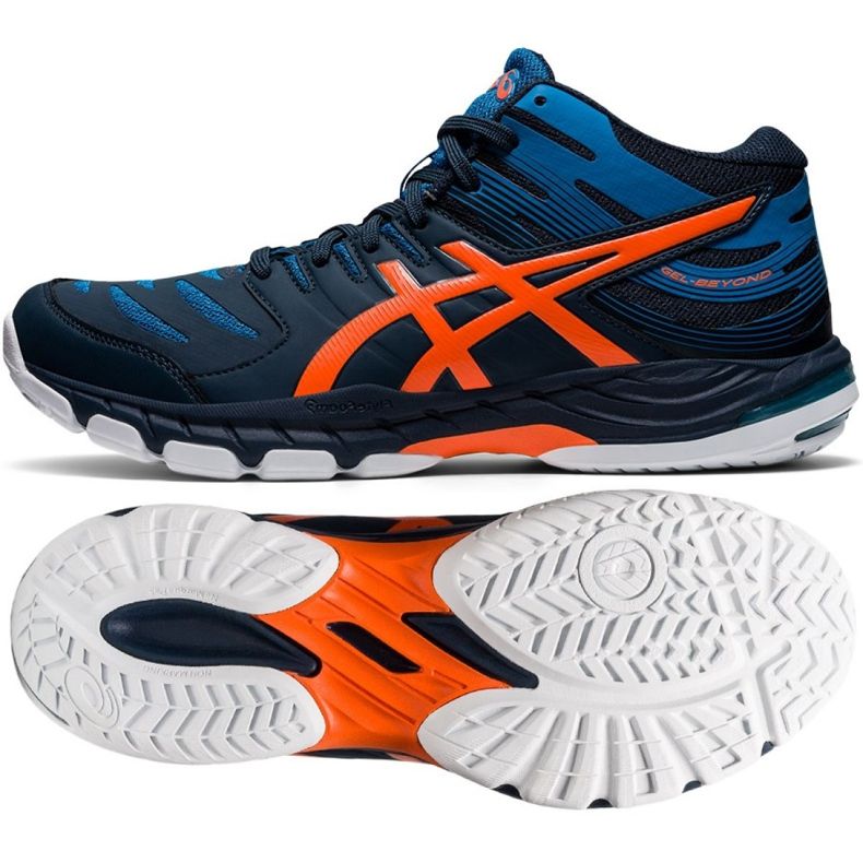 Asics GEL-BEYOND Mt 6 M 1071A050-400 volleybollskor mångfärgad marinblå