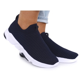 Kvinnors sportskor Slip-on Big Star DD274464 Marinblå