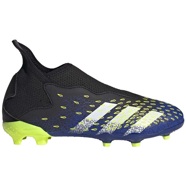 Fotbollsskor adidas Predator Freak.3 Ll Fg svart-grön-marinblå Junior FY0618