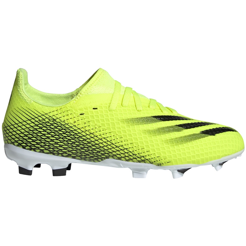 Adidas X Ghosted.3 Fg Junior fotbollsskor gul-svart FW6934