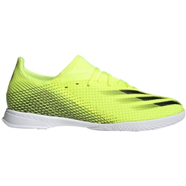 Adidas X Ghosted.3 I gul-svart-vita fotbollsskor FW6937