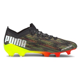 Puma Ultra 1.2 Fg Ag fotbollsskor svart-grön-röd 106299 02