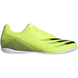 Adidas X Ghosted.4 In fotbollsskor gul-svart-vit FW6906