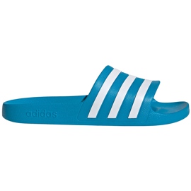 Adidas Adilette Aqua blå tofflor FY8047 vit