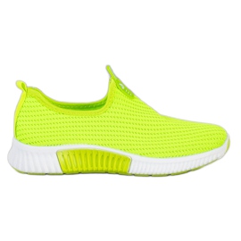 SHELOVET Bekväma textilskor grön