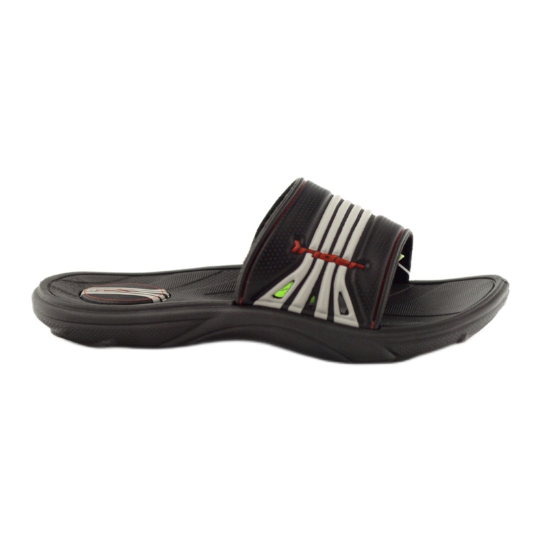 Rider Children's Flip Flops för 80341 Black-Gray Stripes svart svart