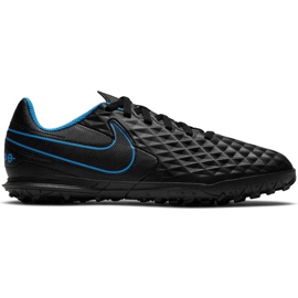 Nike Tiempo Legend 8 Club Tf Junior AT5883 090 fotbollsskor svart svart