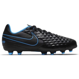 Nike Tiempo Legend 8 Club FG / MG Junior AT5881 090 fotbollsskor svart svart