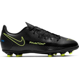 Nike Phantom Gt Club FG / MG Jr CK8479-090 fotbollsskor svart svart