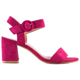 Sabatina Fuchsia sandaler med spänne rosa