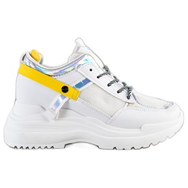 Marquiz Wedge Sneakers vit