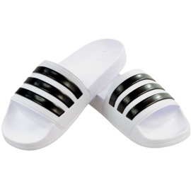 Adidas Adilette Shower vita AQ1702 tofflor svart