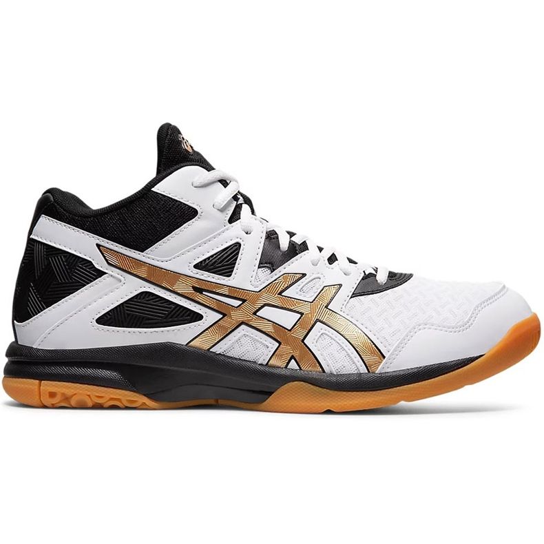 Asics Gel-Task Mt 2 vit-svart-guld 1071A036 102 volleybollskor för män