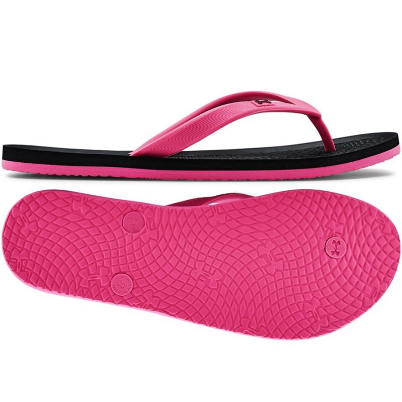 Under Armour Atlantic Dune TW 3022716 001 flip-flops svart rosa
