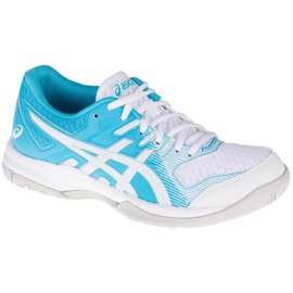 Asics Gel-Rocket 9 W 1072A034-104 vit blå