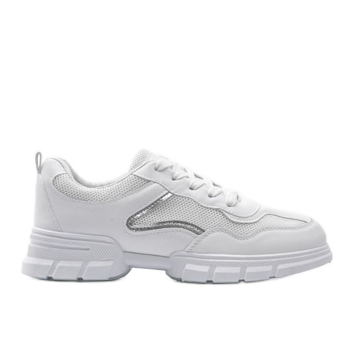Vita sportskor 3157 silver-