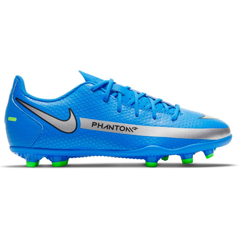 Nike Phantom Gt Club FG / MG Jr blå CK8479 400 fotbollsskor