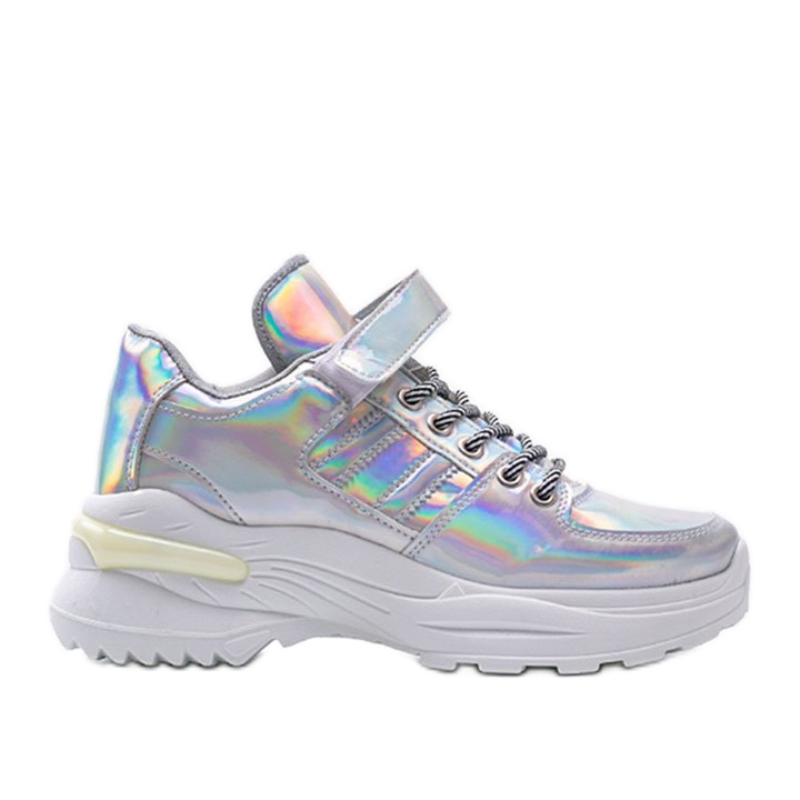 Silver Holographic Lollypop sneakers silver-