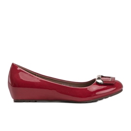 Rödlackerade Lillie ballerinor