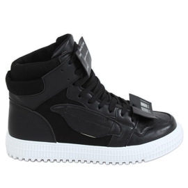 Svarta sneakers LA139P Svart