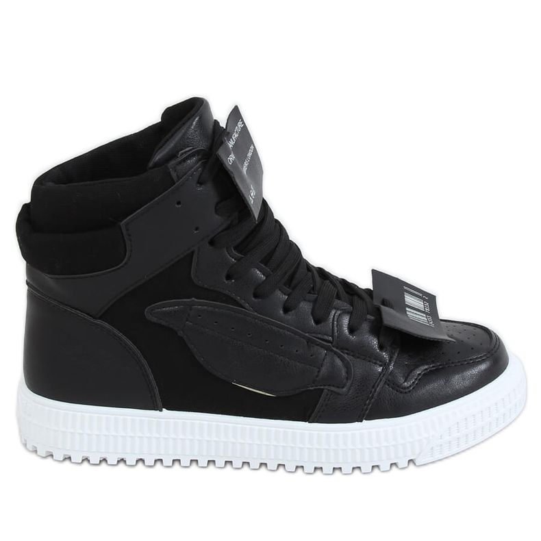 Svarta sneakers LA139P Svart