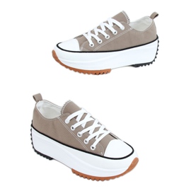 Sneakers designer sula i khaki VL137P grön