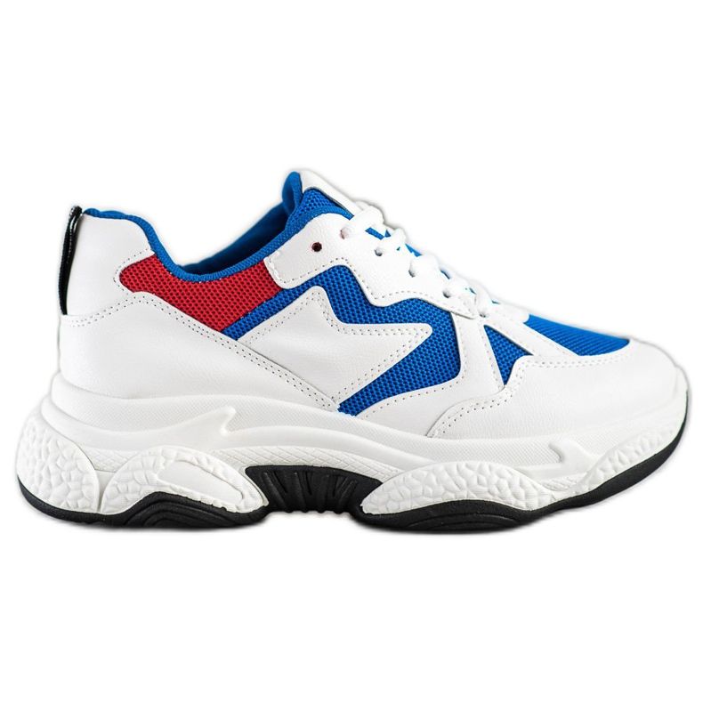 Fashion Bekväma sneakers vit mångfärgad