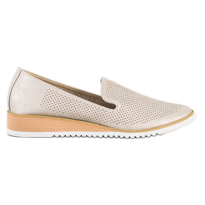 Goodin Openwork Leather Lords gyllene