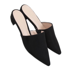 Svarta mandeltofflor MM-799 Svart