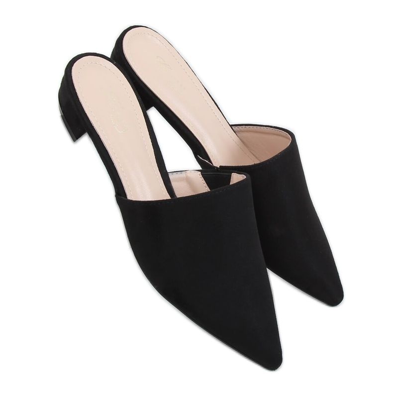 Svarta mandeltofflor MM-799 Svart