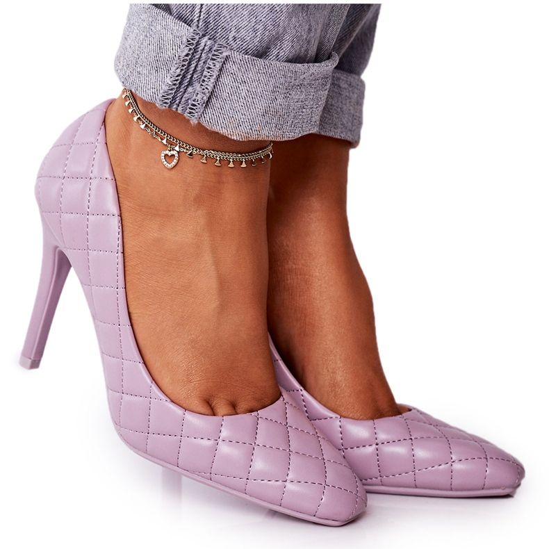 PS1 Elegant Violet Quiltad Stilettos Rosanna violett